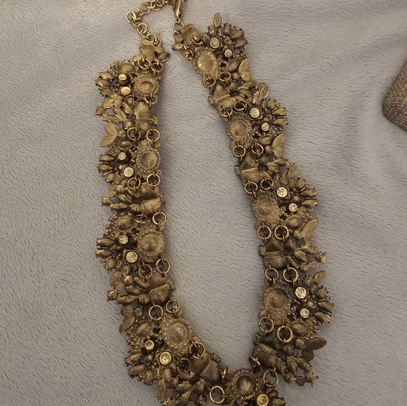 Glamorous Multi-Color Rhinestone Necklace - Picture 4 of 5